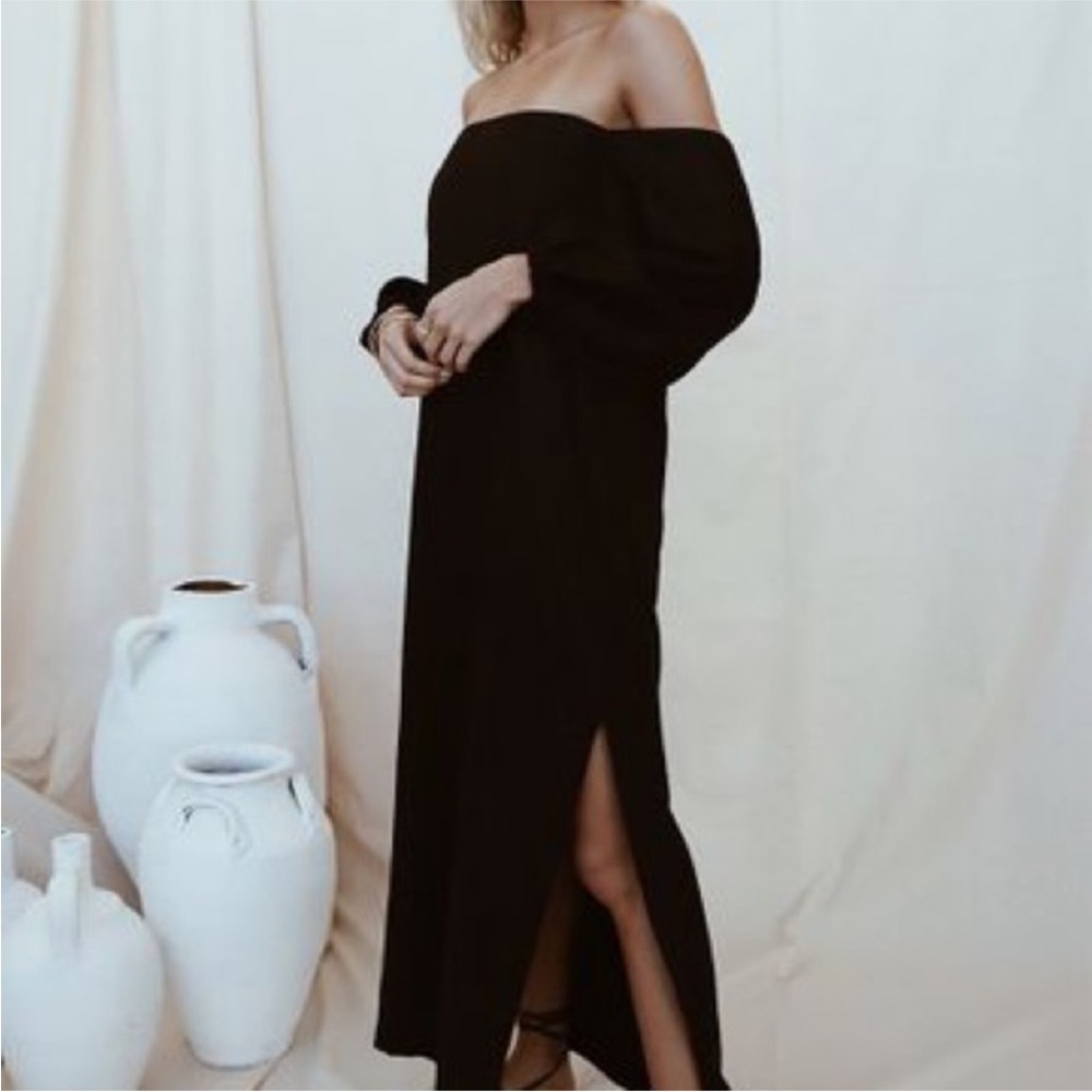 Maurie + Eve Black Acme Dress Size 6